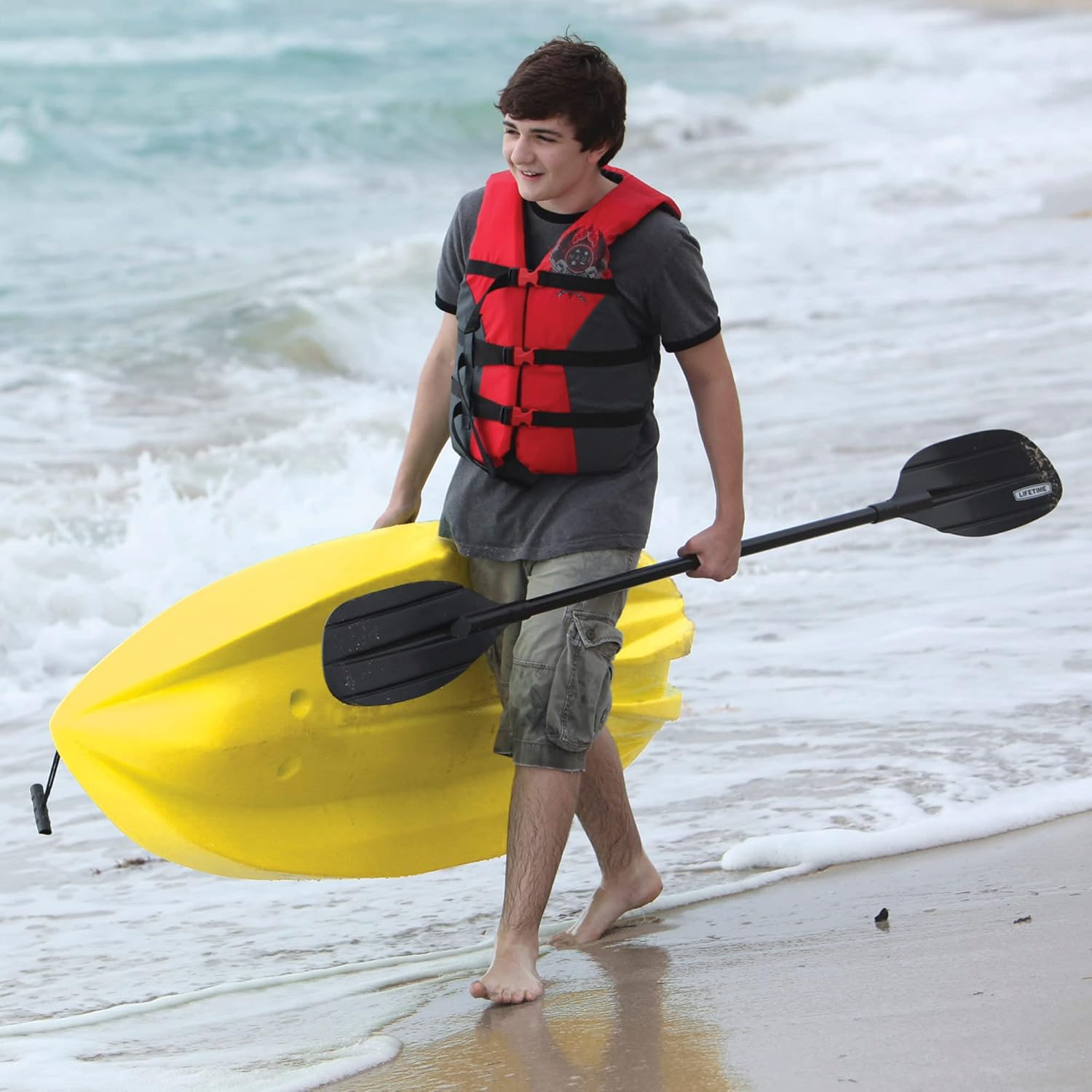 LIFETIME Wave 60 Youth Kayak (Paddle Included), Yellow