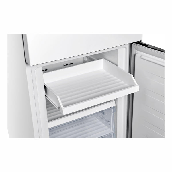 Teknix FFH1825WB 55cm Freestanding 50/50 Fridge Freezer - 256 Litre Capacity - Total No Frost - Non-plumbed Water Dispenser - Black, H182.5 x W55 x D56.2 (cm)