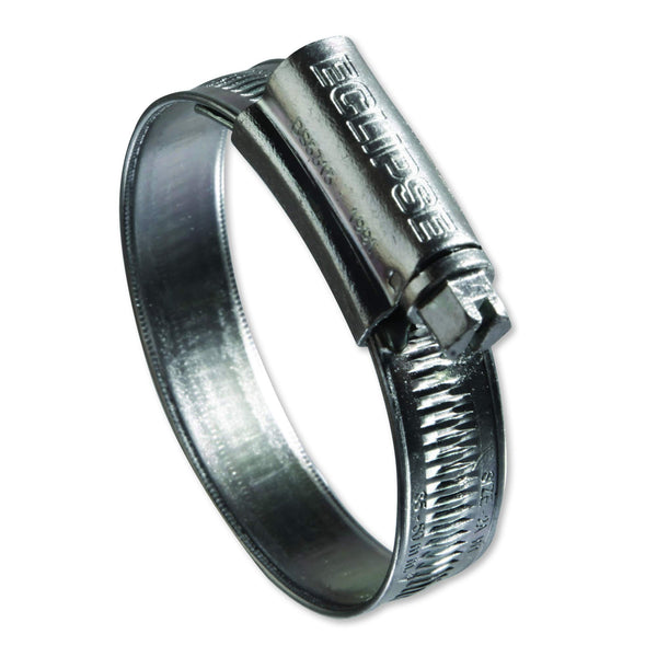 Eclipse Professional Tools ECW1-2A W1 Box of 10 35-50mm (1 ⅜" - 1 ¾") Mild Steel Worm Gear Hose Clamps