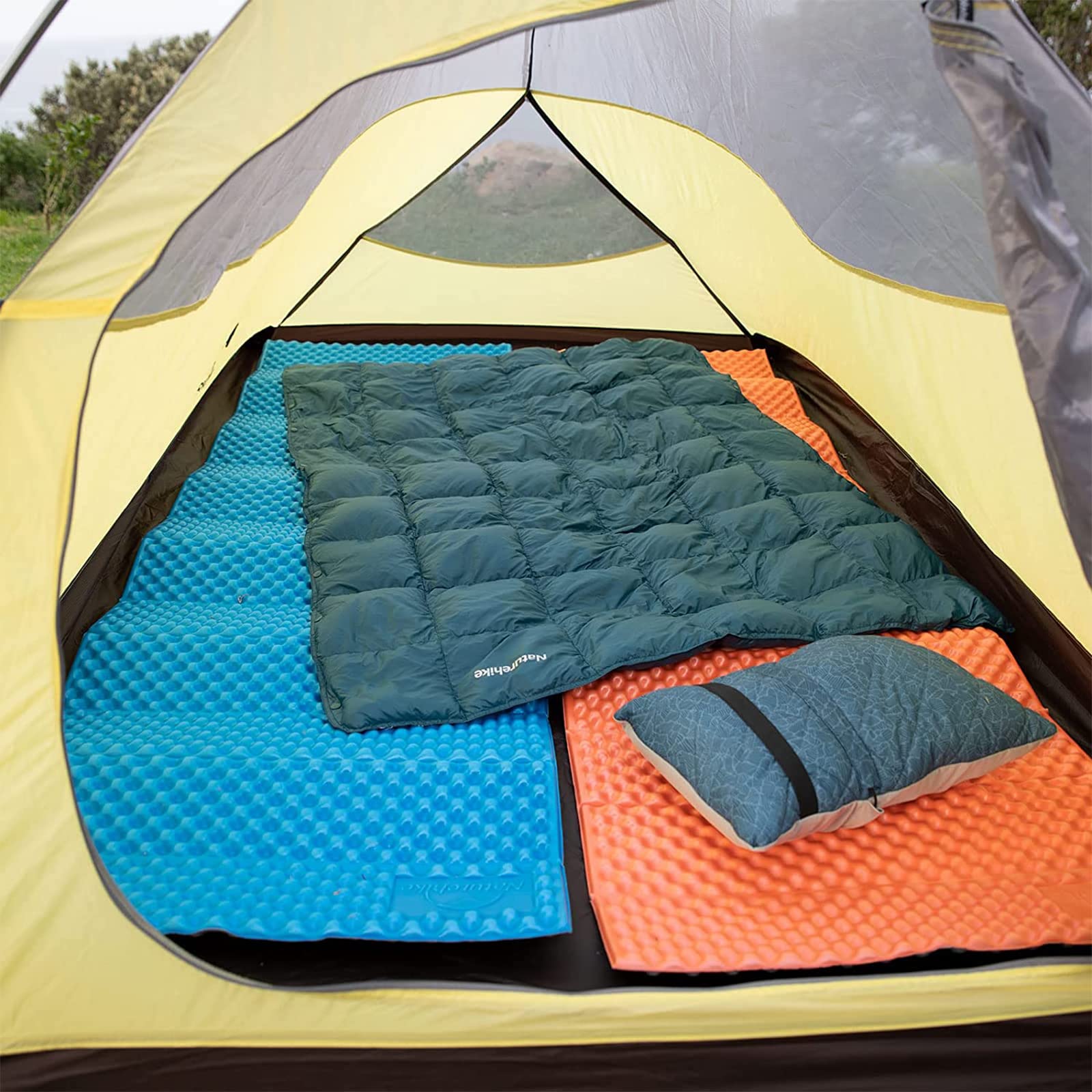 Naturehike Cloud up 2 Camping Tent 2 Man Backpacking Tent 3-4 Season Wild Country Tent Lightweight Dome Tent