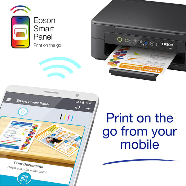 Epson Expression Home XP-4205 3-in-1 Ink Multifunction Printer, Scanner, Copier, WiFi, 1440dpi, Duplex, 2.4 Inch Display, DIN A4, incl. 3 Months Readyprint Flex Trial