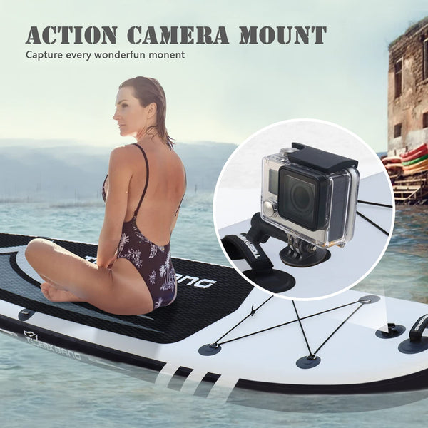 TIGERXBANG Inflatable Stand Up Paddle Board SUP Board with Kayak Seat |320x82x15cm| 305x82x15cm| for Adults/Kids| ISUP PaddleBoarding Complete Kit