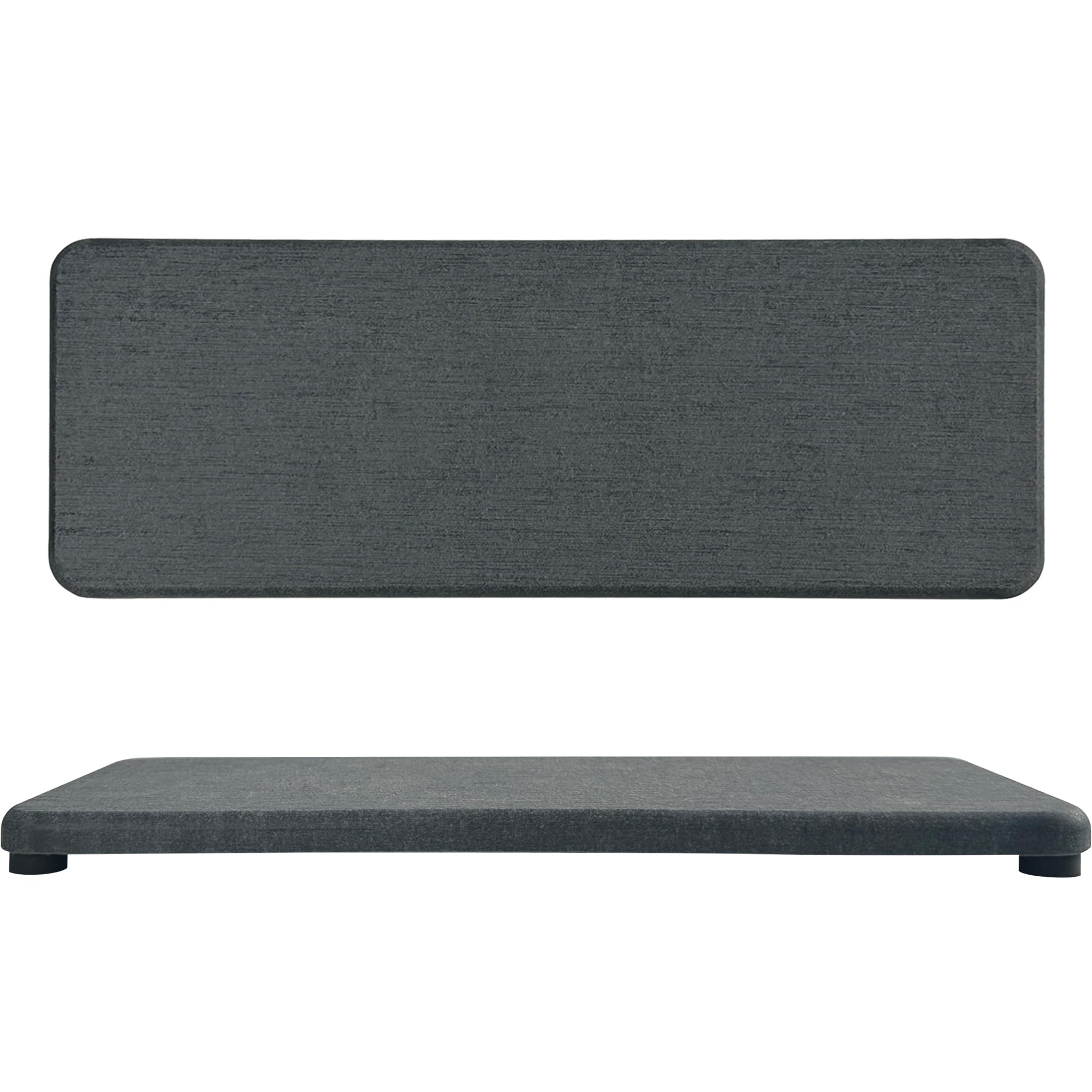 NiuYichee 2 PCS Bathroom Sink Vanity Trays(8.66" * 3.15"), Diatomaceous Earth Coasters, Kitchen Soap Tray, Water Absorbing Stone Used for Hand Soap &