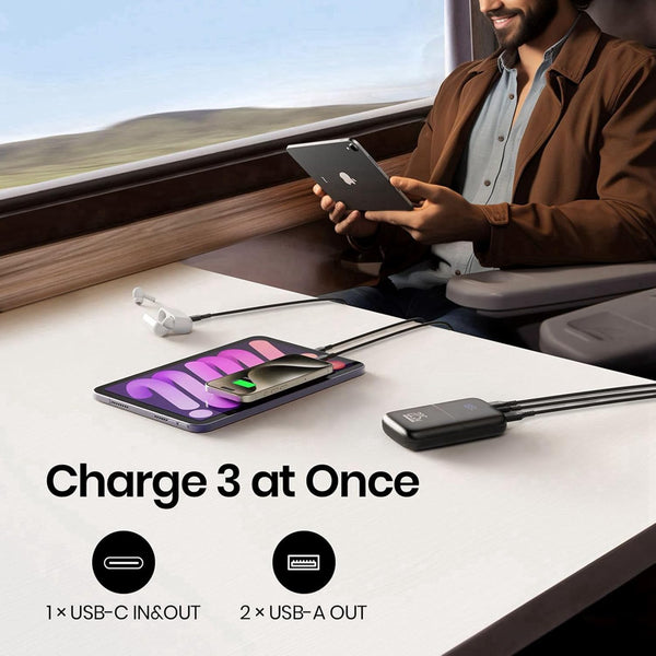 INIU Power Bank, 22.5W Fast Charging 10000mAh Battery Pack USB C Input & Output Portable Charger, PD3.0 QC4.0 Mini Portable Battery Bank for iPhone 16 15 14 13 Pro Max Mini Plus Samsung S22 S21