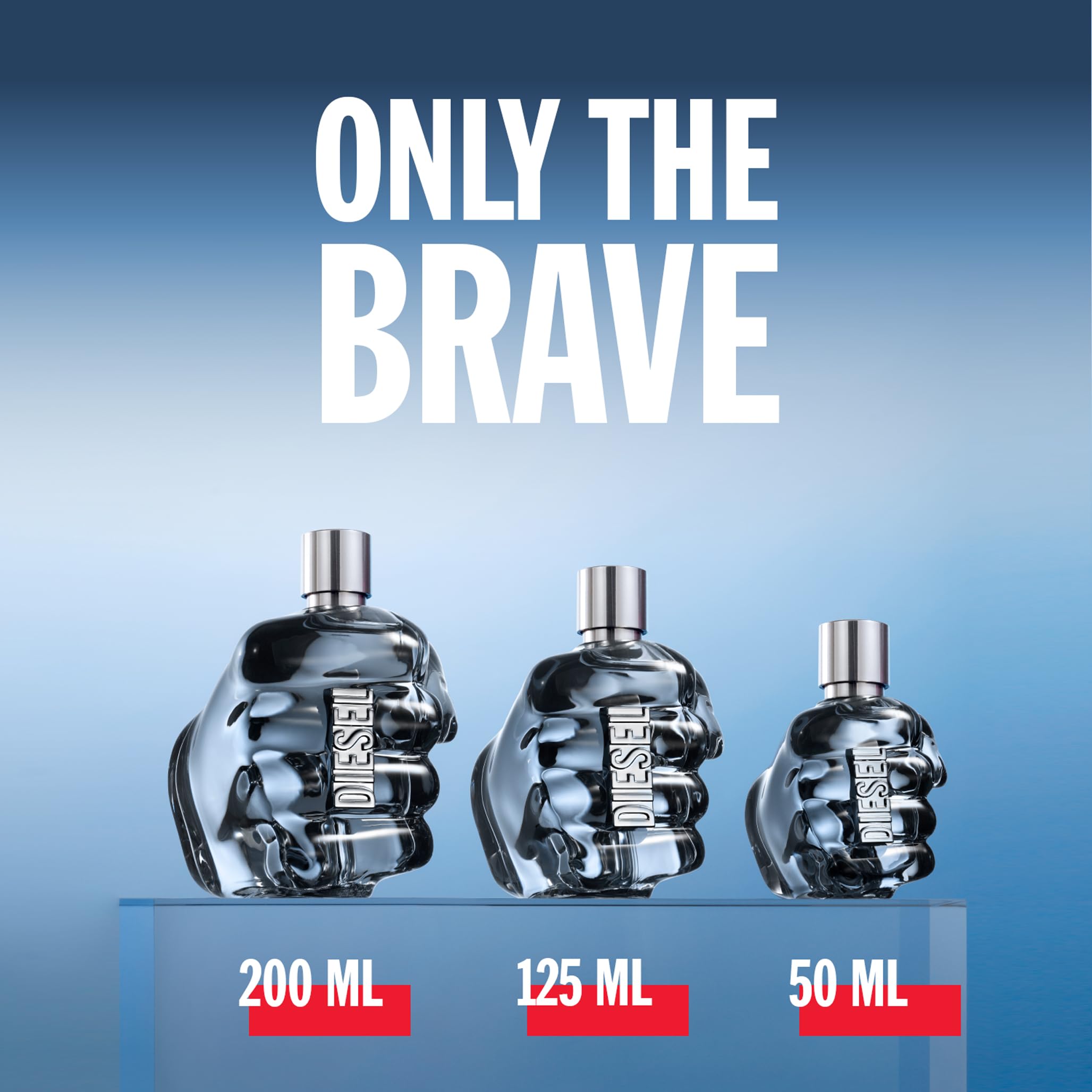 Diesel Only The Brave, Eau de Toilette Aftershave, Perfume For Men, The Original Fresh Fragrance, 50ml