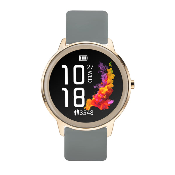 Sekonda Flex Womens Smart Watch with Heart Rate and Sleep Monitor, Daily Activity, Sports, Music, Weather and Message Functions with Silicone Strap, 42 mm