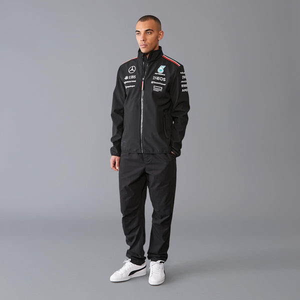 Mercedes AMG Petronas F1 Men's 2024 Team Softshell Jacket
