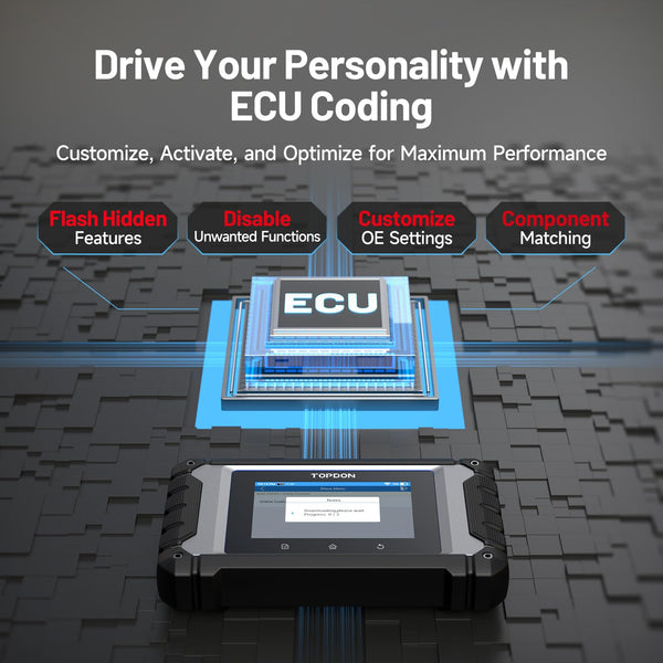 TOPDON ArtiDiag EU-A Full-system Diagnostic Tool for Mercedes-Benz, BMW, V.A.G Vehicles, ECU Online Coding, Bi-Directional Control, All Service Functions, Lifetime Free Update