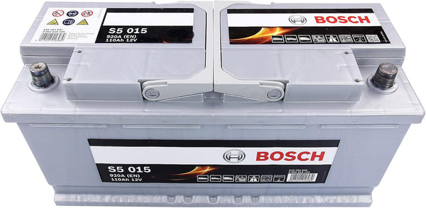 Bosch S5015 - Car Battery - 110A/H - 920A - Lead-Acid Technology - for Vehicles without Start/Stop System