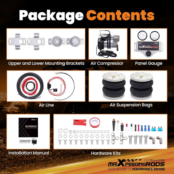 maXpeedingrods Air Suspension Spring Bag for Fiat Ducato, for Peugeot Boxer, Air Helper Spring Bellow for Citroen Relay, for Citroen Jumper