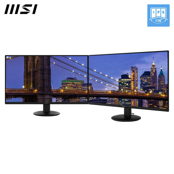 MSI PRO MP273QW E2 27 Inch WQHD Office Monitor - 2560 x 1440 IPS Panel, 100 Hz, Eye-Friendly Screen, Built-in Speakers, Tilt-Adjustable - HDMI 2.0b, DP (1.2a)