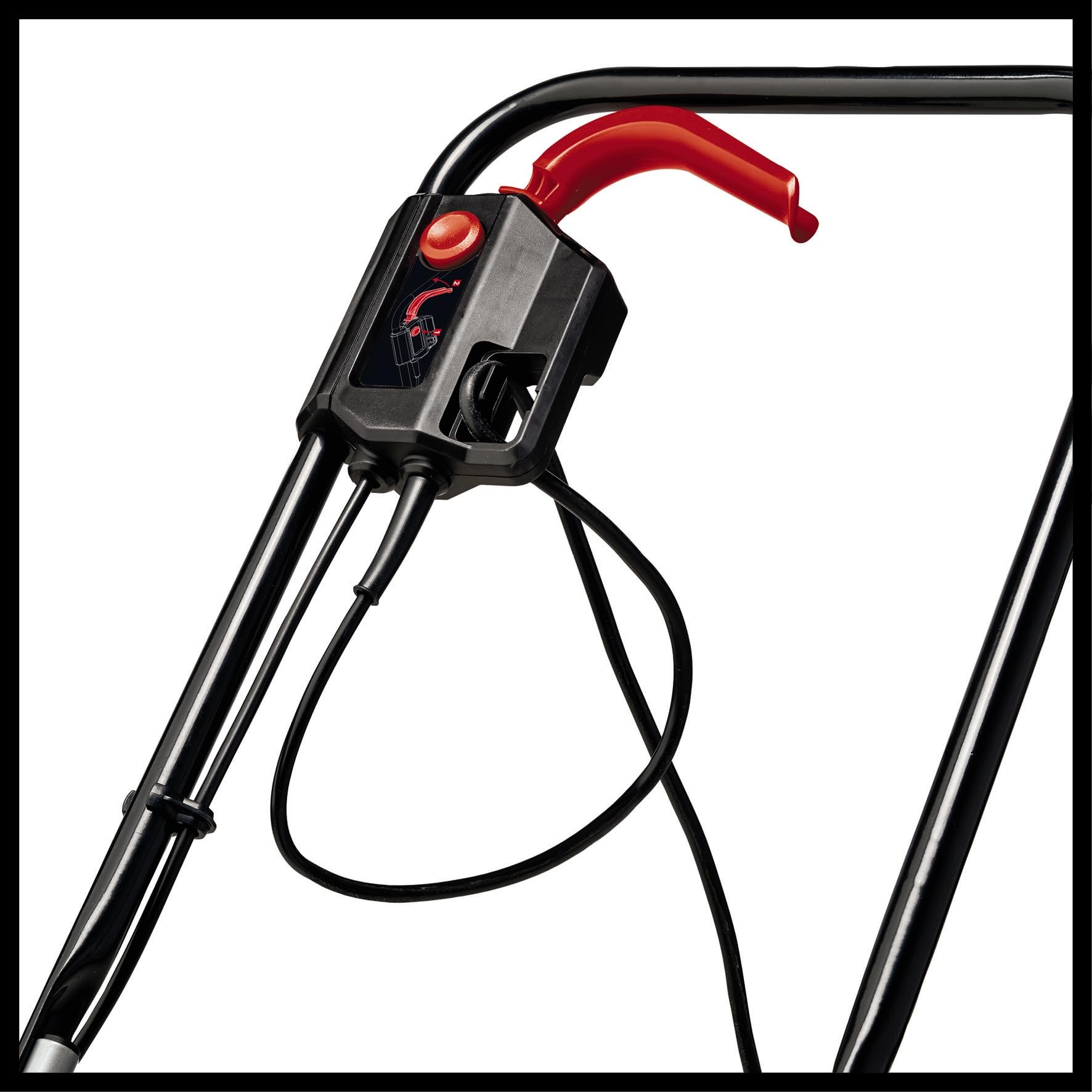 Einhell 1000W Electric Lawn Mower - 32cm Cutting Width, 30L Large Capacity Grass Box, Variable Height Grass Cutter (30-70mm) - Lightweight Corded