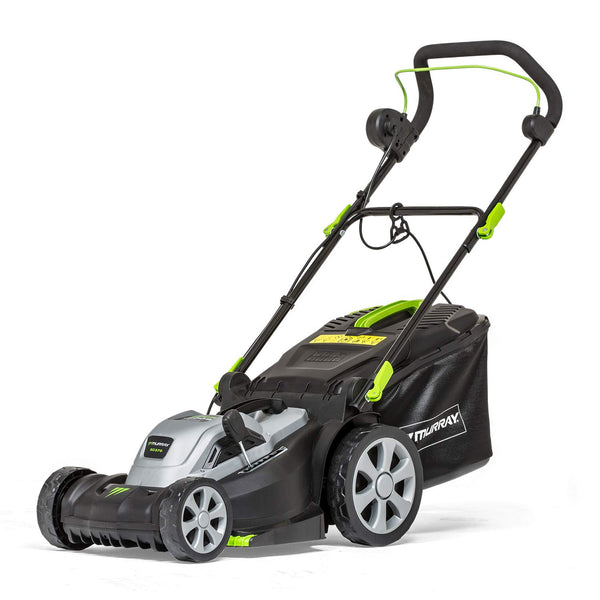 Murray Corded Electric Lawnmower 2-in-1 - Compact Lawn Mower 1200W/32cm with Grass Box 27L for Small Lawns - Ergonomic Soft Grip for Easy Grass Cutting, Overload Protection