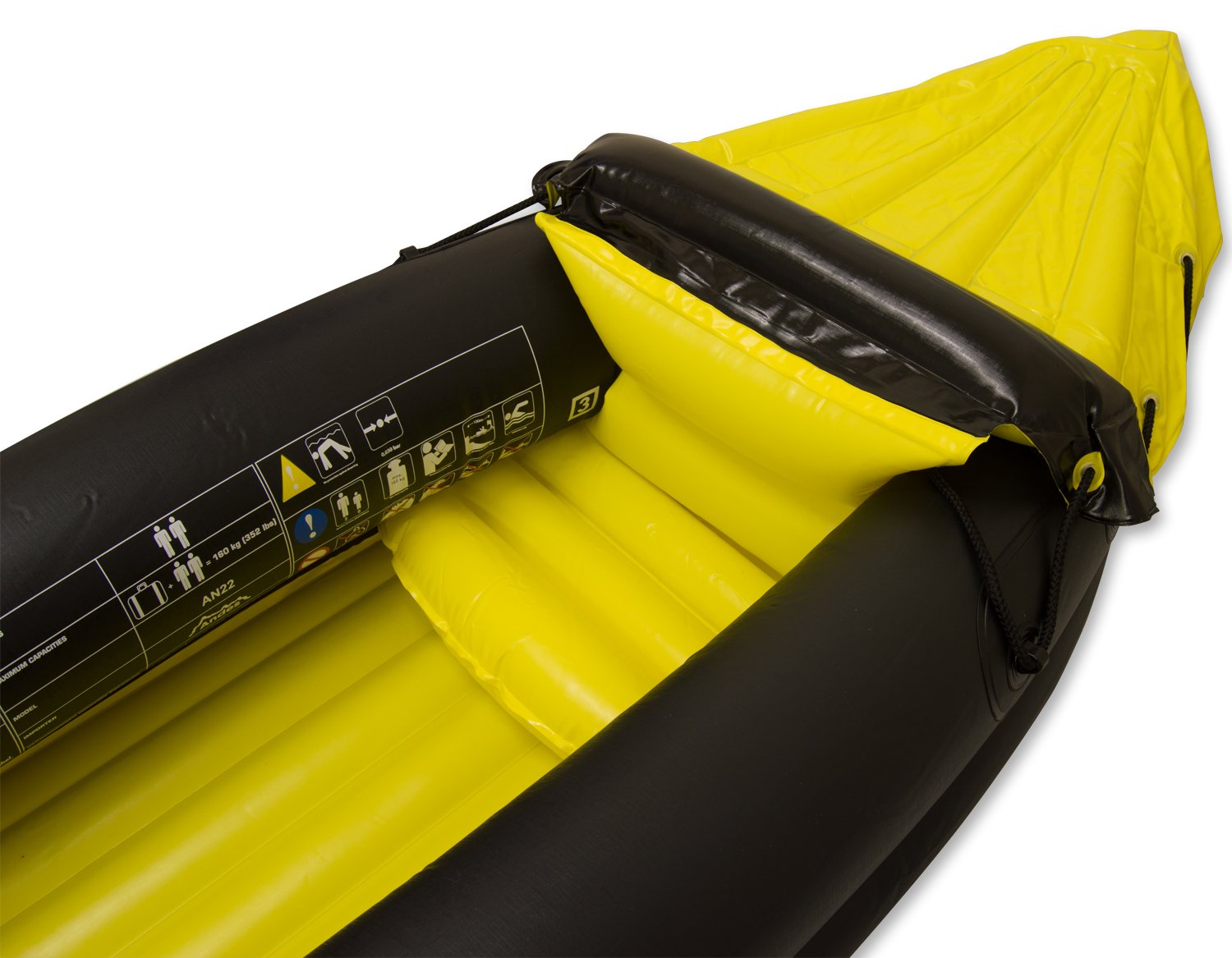 Andes Inflatable/Blow Up Two Person Kayak/Canoe With Paddle Water Sports