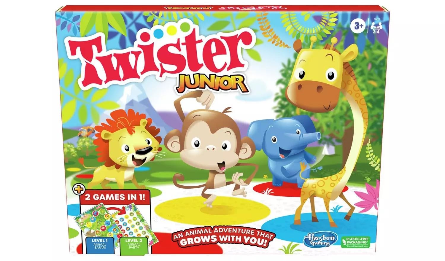 Hasbro Gaming Twister Ultimate: Bigger Mat, More Coloured Spots, Family, Kids Party Game Age 6+; Compatible with Alexa (Amazon Exclusive)