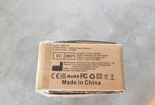 SMILOVII 24V Cordless Strimmer, Telescopic Lightweight Grass Trimmer with 6xMetal Blades & 10xPlastic Blades, 2 x 2000mAh Battery, Electric Garden Strimmer Grass Cutter for Lawn Edger Pruning Weed