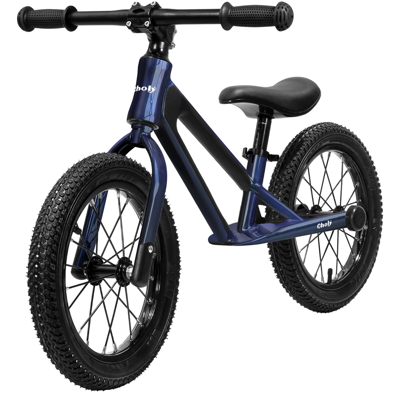 CHOLY 14 Inch Balance Bike for 3,4,5,6 Year Old Boys Girls, No Pedal Kids Bike with Adjustable Seat, Air Tires and Magnesium Alloy Frame, Lightweight Children's Traing Bicycle