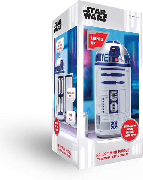 Menkind UKONiC Star Wars R2-D2 Personal AC/DC Mini Fridge with Light and Sounds
