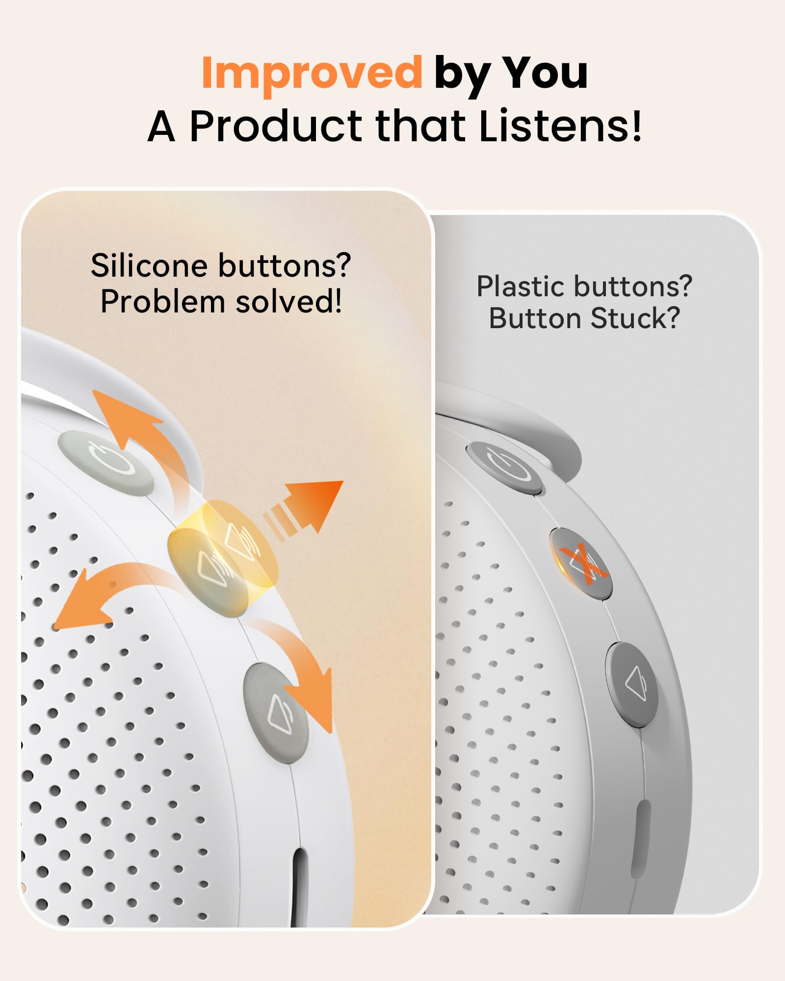 Dreamegg White Noise Machine, Portable Sound Machine Baby Features Powerful Battery, D11Max Sleep Aid Sound Machine for Baby Adults 21 Soothing Sounds for Sleeping Nursery Travel Gift USB Rechargeable