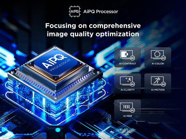 TCL 75Q6C-UK QD-Mini LED TV, 4K HDR Premium 1000nits, Smart TV Powered by Google TV (Dolby Vision IQ & Atmos, Onkyo 2.1 Sound System, 144Hz Motion Clarity Pro, 2025 New Model)