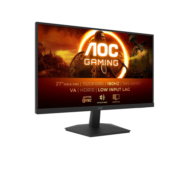 AOC 27B3CA2 - 27 Inch FHD Monitor, 100Hz, IPS, Speakers, USB-C Connectivity, FlickerFree, Adaptive Sync, LowBlue (1920 x 1080, 250 cd/m2, HDMI 1.4 / USB-C 65W Power delivery)