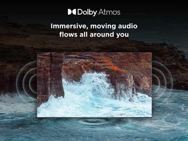 TCL 75Q6C-UK QD-Mini LED TV, 4K HDR Premium 1000nits, Smart TV Powered by Google TV (Dolby Vision IQ & Atmos, Onkyo 2.1 Sound System, 144Hz Motion Clarity Pro, 2025 New Model)