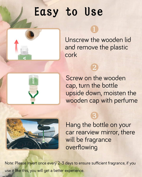 Ikeda scents Ikeda Car Air Fresheners | Automotive Hanging Pendant | Auto Perfume Diffuser with Real Oil | Strong and Long Last Fragrance | Fresh Smell Cover Odours | Car Accessories for Men Women