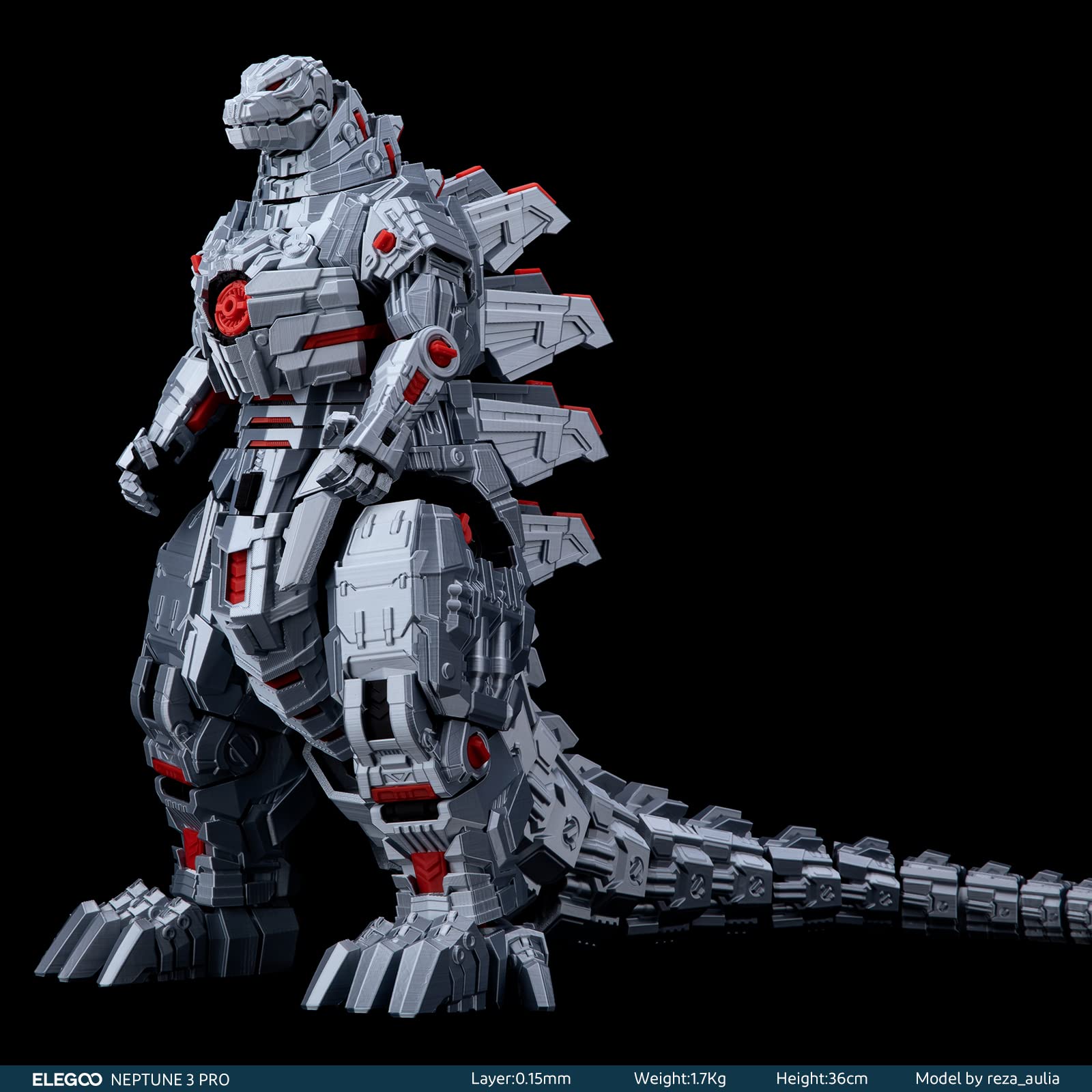 ELEGOO Neptune 4 3D Printer, 500mm/s High-Speed Fast FDM Printer with Klipper Firmware, Auto Leveling and Direct Extruder, Easy Assembly for Beginners, 225x225x265mm Printing Size