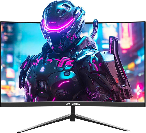 CRUA 30Inch Ultrawide Curved Monitor, 21:9 WFHD(2560x1080P) VA Computer Monitor, 99% sRGB 100HZ 1500R PC Monitors Support FreeSync, Wall-Mounted, with HDMI/DP Display Port-Black