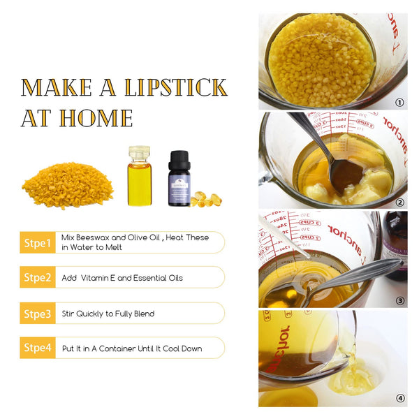 TRINIDa Beeswax Pellets 5.5kg, Yellow Bees Wax for DIY Candles, Beeswax for Candle Making, Skin, Body, Face, and Hair Care, Lotions, DIY Creams, Lip