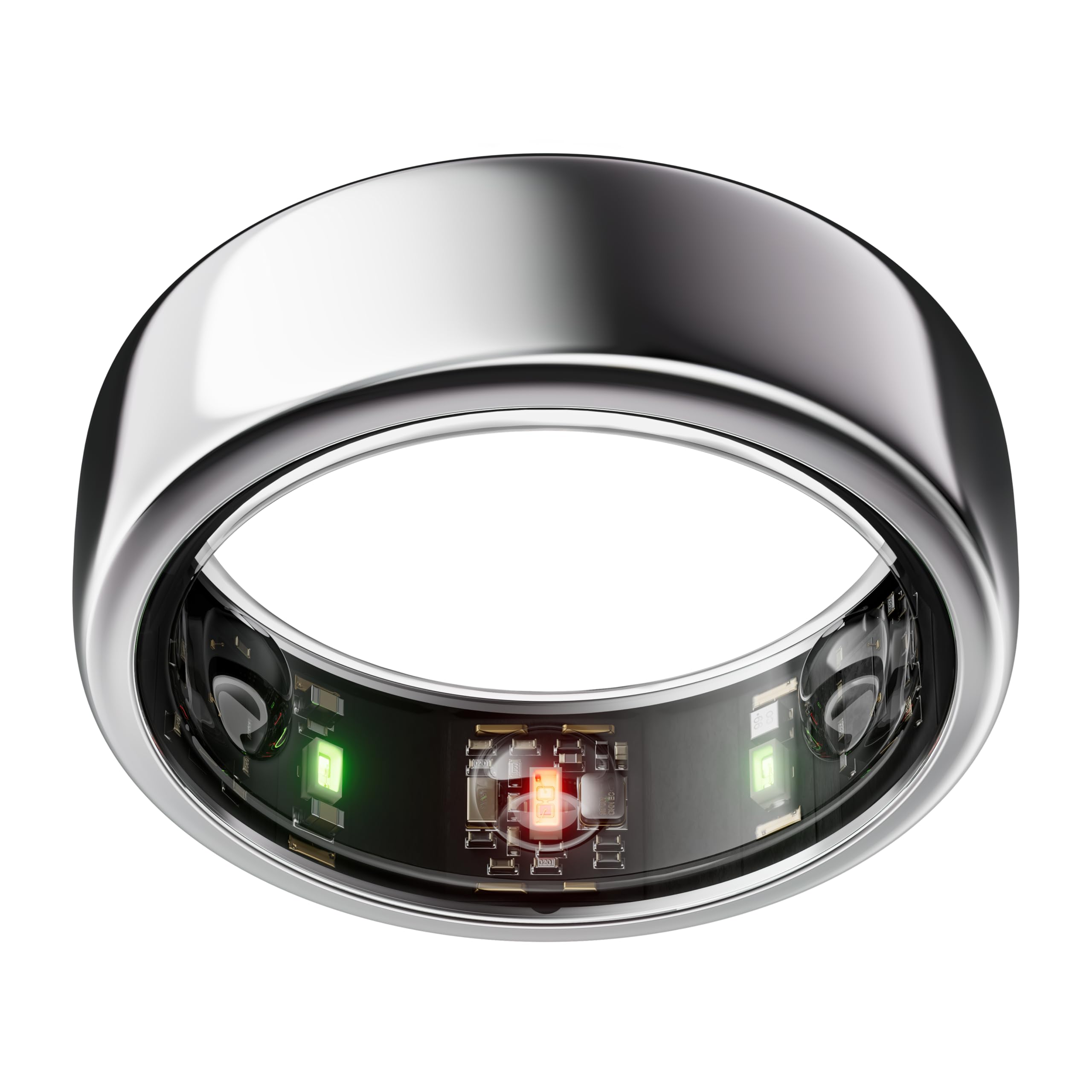 Oura Gen3 Horizon Smart Ring - Size 12, Brushed Titanium | Sleep, Heart Rate and Fitness Tracking Wearable - Up to 7 Day Battery Life - iOS/Android Compatible - Size First with Oura Sizing Kit