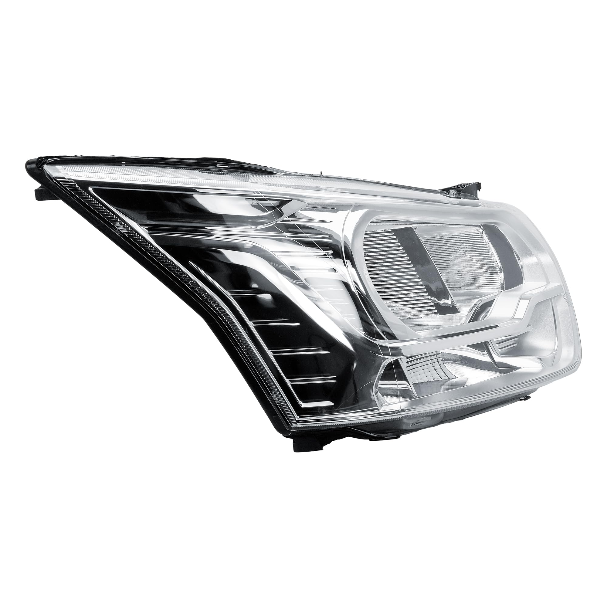 Replacement Passenger Left Side N/S Headlight Head Lamp Chrome Strip Electric Adjustment for Ford Transit MK8 2014-2025