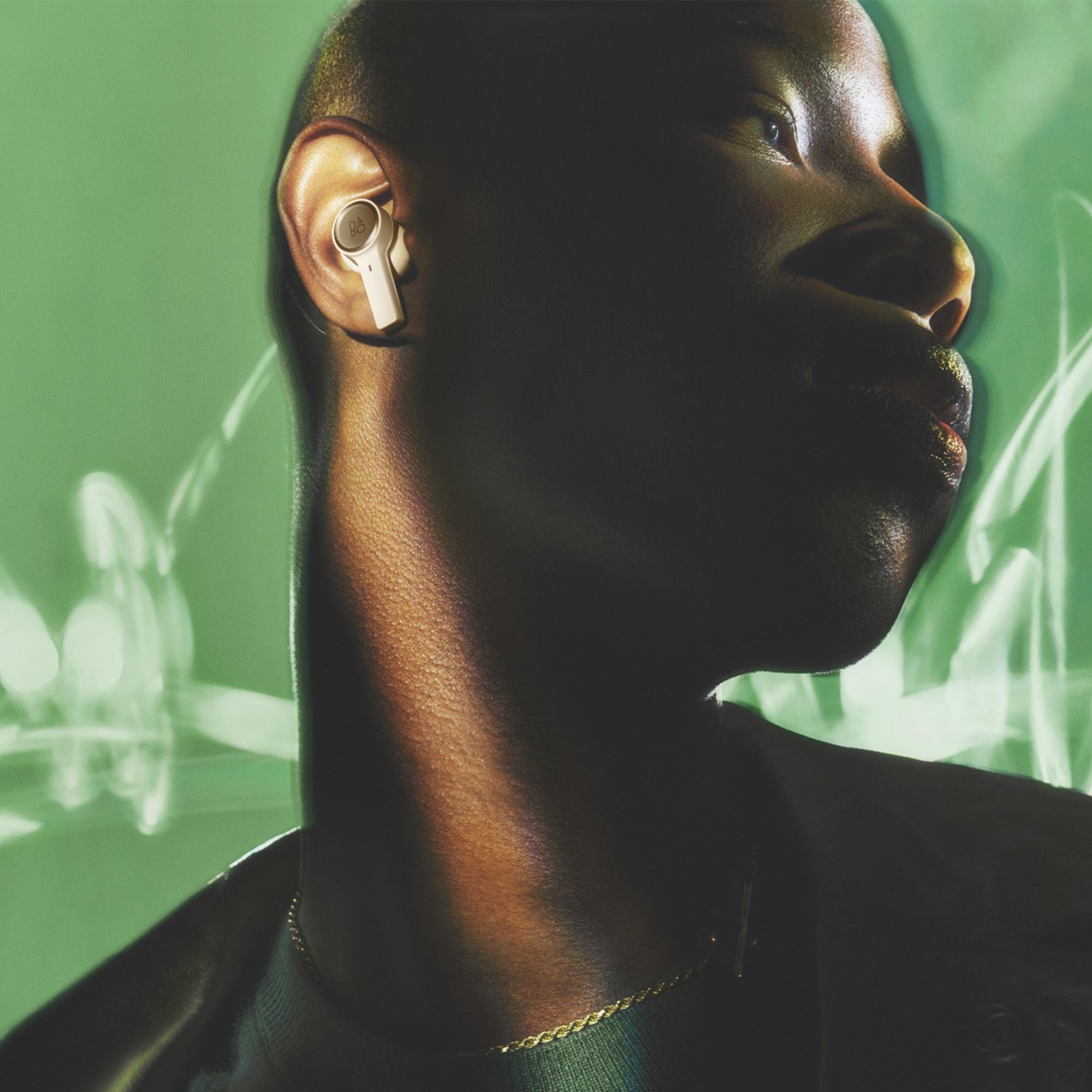 Bang & Olufsen Beoplay EX - High-end Wireless Bluetooth Noise Cancelling Earphones, Playtime Up to 28 Hours, Waterproof Wireless Earbuds for Work, Sport and Play with Charging Case - Black Anthracite