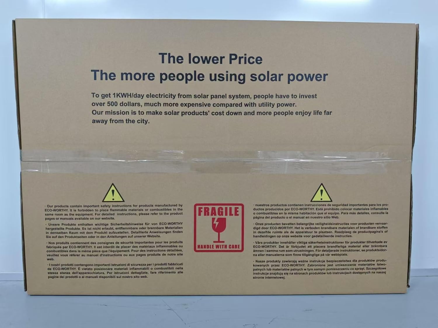 ECO-WORTHY 100 Watt 12V Solar Panels Kit + 20A Charge Controller for Off-Grid 12 Volt Battery System