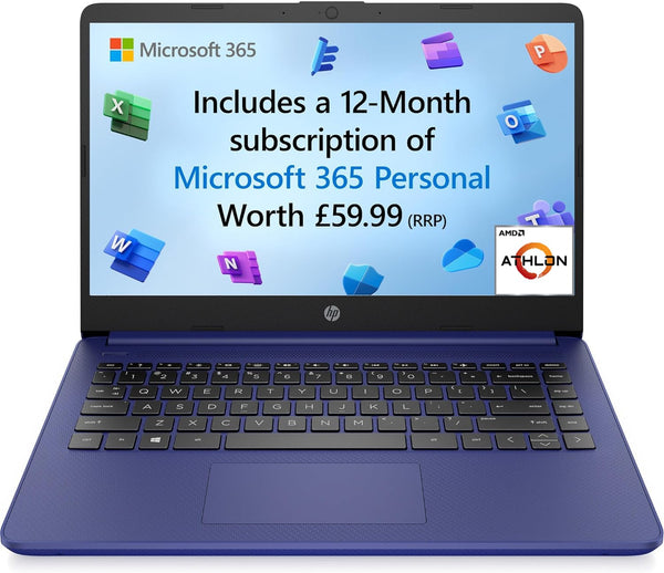 HP 14" Laptop, Intel Core i5-1235U Processor, 8 GB RAM, 512 GB SSD, Intel Iris Xe Graphics, FHD Display, Up to 8hrs battery, Win 11, Dual Speakers, Natural Silver, 14s-dq5005sa