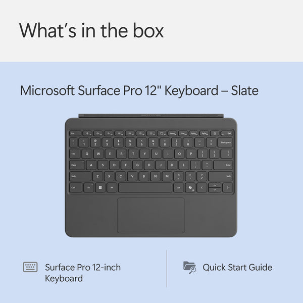 Microsoft Surface Pro Flex Keyboard with Slim Pen | Black | 2-in-1 Alcantara® Keyboard for Surface Pro Windows 11 Copilot+ PC