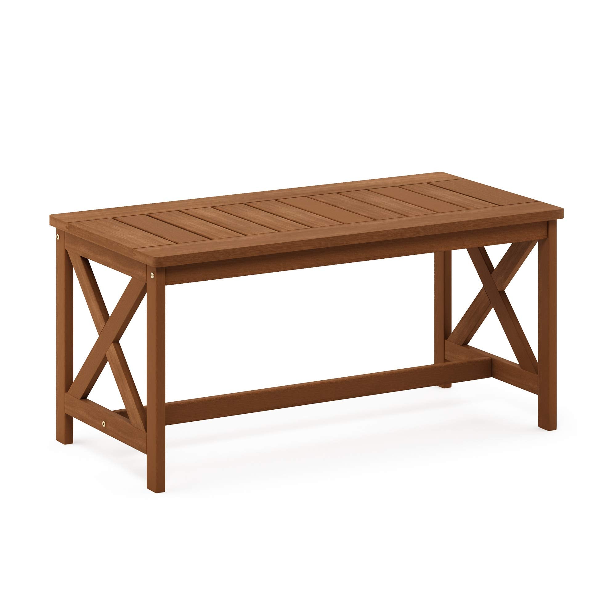 Furinno Patio Tables, Wood, Natural, one size
