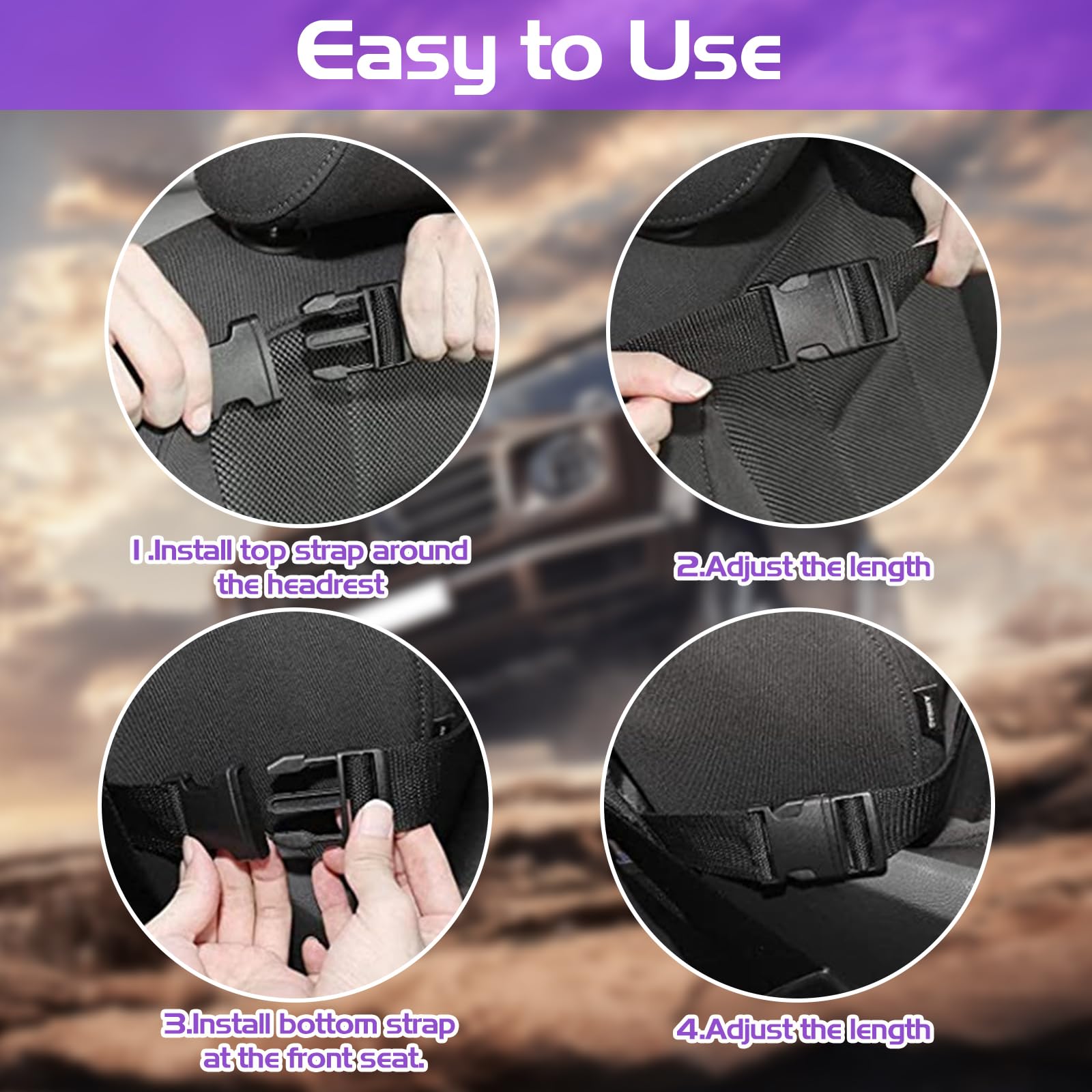 Resszo Car Organiser,Car Seat Organiser for Kids with Tablet Holder, Multifunctional WaterProof Back Seat Protector with 10.5 iPad Foldable Tray Table, 6 Pockets Toy Storage