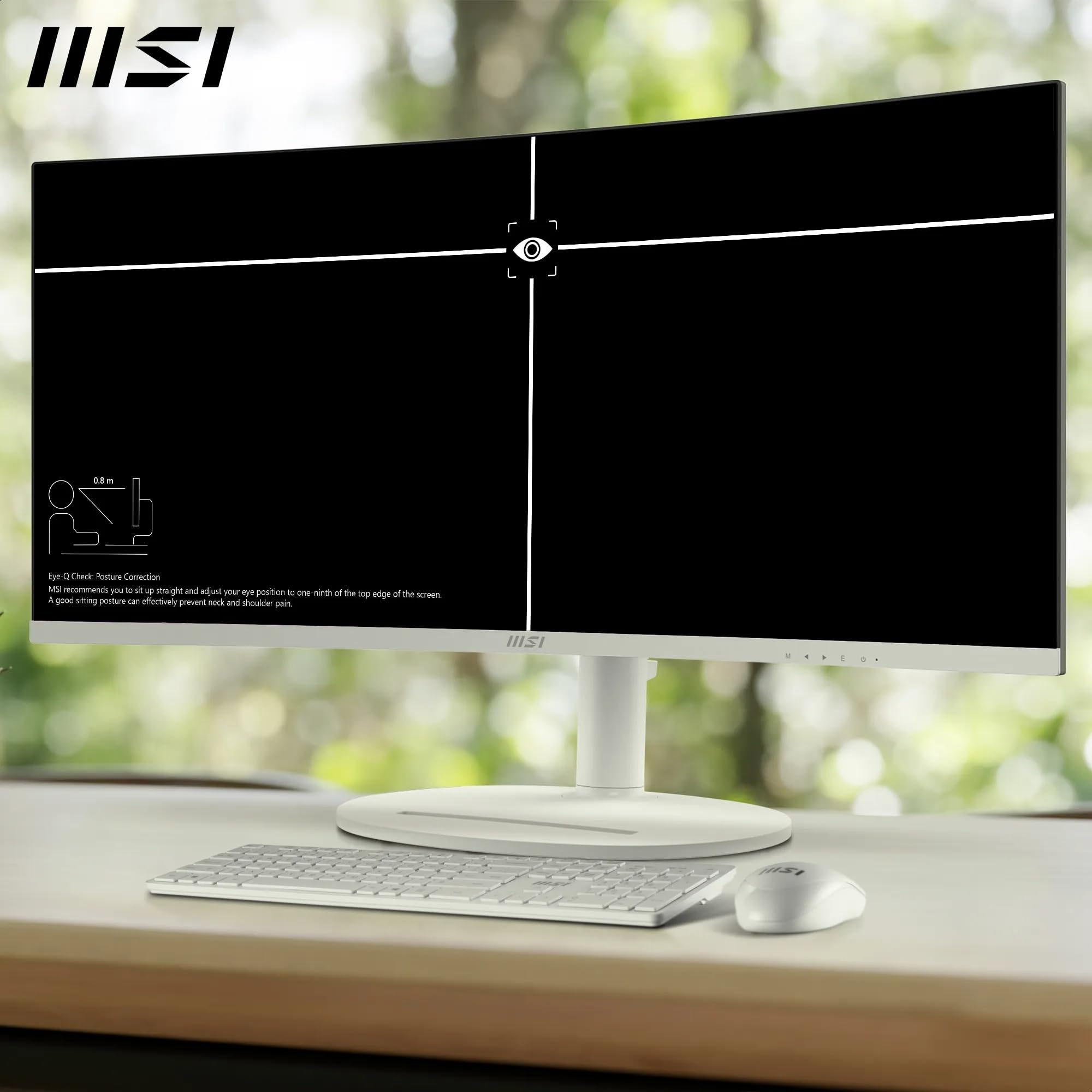 MSI PRO MP273QW E2 27 Inch WQHD Office Monitor - 2560 x 1440 IPS Panel, 100 Hz, Eye-Friendly Screen, Built-in Speakers, Tilt-Adjustable - HDMI 2.0b, DP (1.2a)
