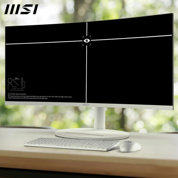MSI PRO MP273QW E2 27 Inch WQHD Office Monitor - 2560 x 1440 IPS Panel, 100 Hz, Eye-Friendly Screen, Built-in Speakers, Tilt-Adjustable - HDMI 2.0b, DP (1.2a)