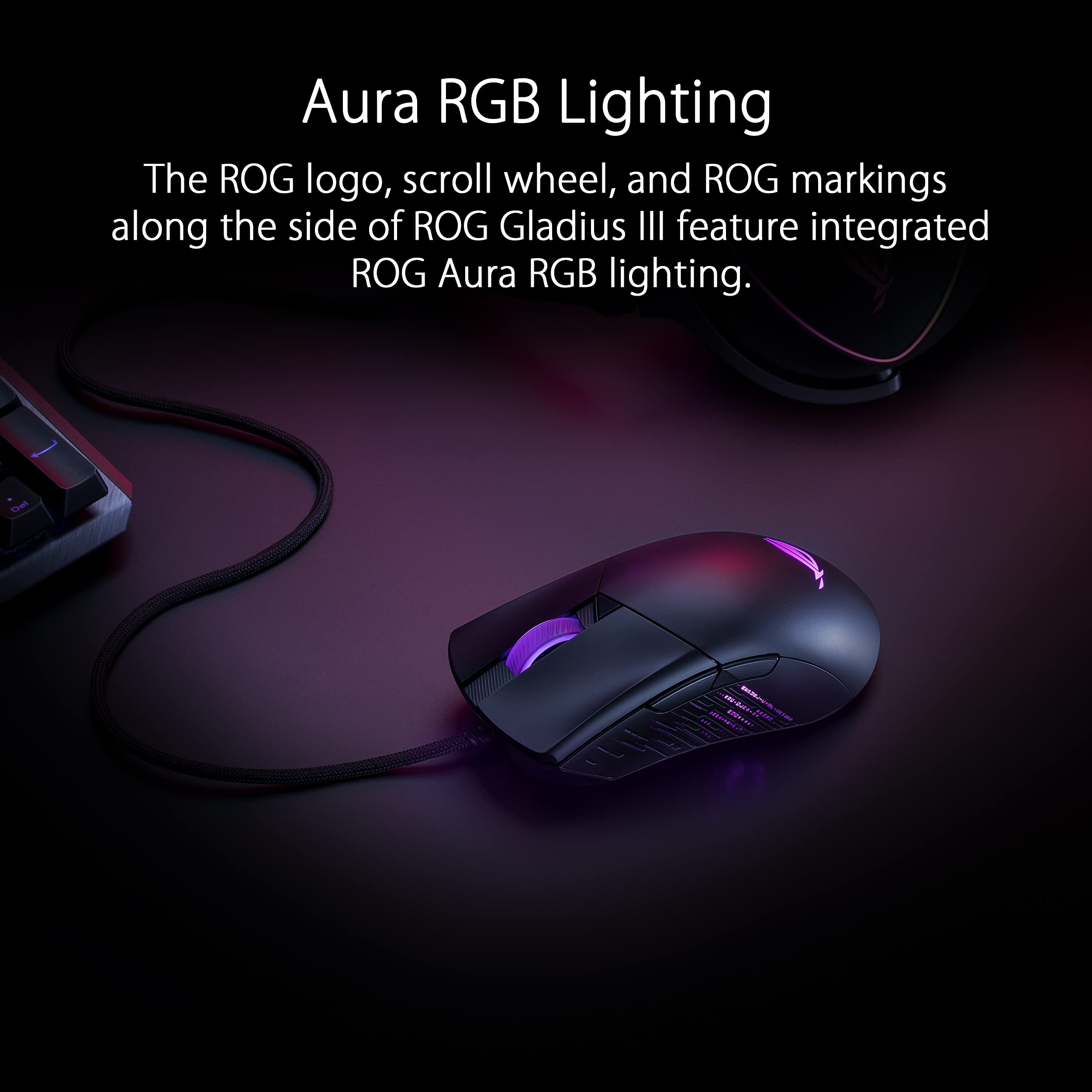 ASUS ROG Spatha X Wireless Gaming Mouse, 24 GHz/Wired USB, 19,000 DPI Optical Sensor, 12 Programmable Buttons, RGB, Swappable Switch Design, Micro Switches, Magnetic Charging Stand, Black