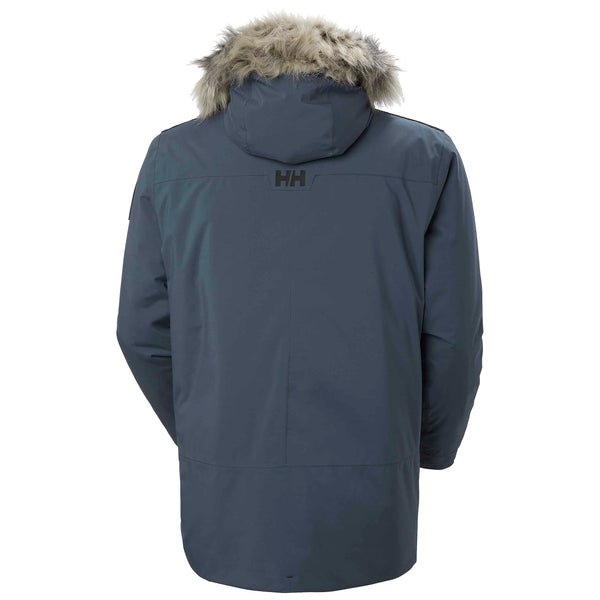 Helly Hansen Men's Reine Parka – Waterproof Insulated Parka with Adjustable Hood and Reflective Details