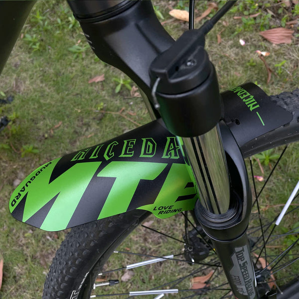 NICEDACK Mudguards Mountain Bike, 2 Pieces Mudguard Fit 20-29 Inch MTB Mudguard Front and Rear Compatible Bicycle Splash Guard