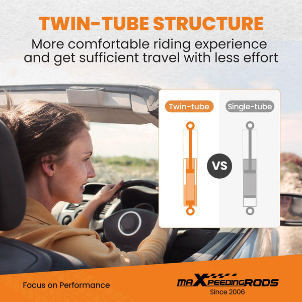 maXpeedingrods Coilover Kits for Civic EK EJ 1996-2000 24 Ways Adjustable Damper Shock Absorber Gray