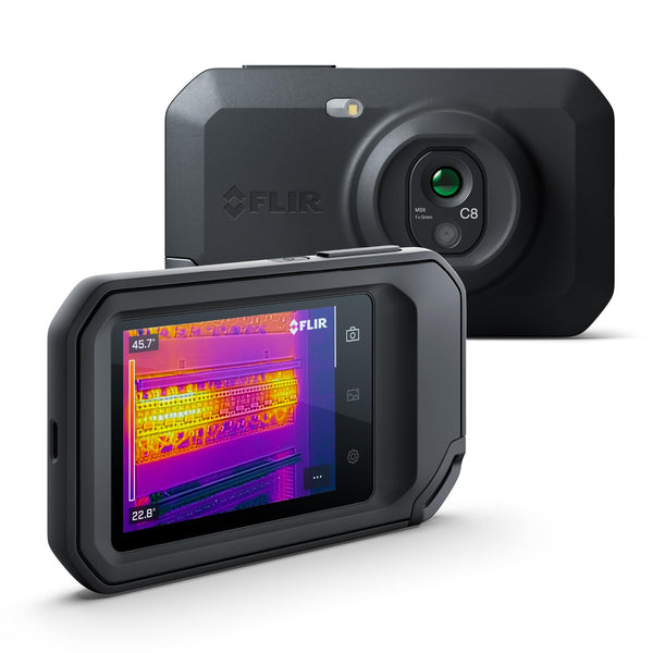 FLIR C5 Compact Thermal Imaging Camera with Wifi: High Resolution Infrared Imager for Inspection, Electrical/Mechanical, Building, and HVAC Applications
