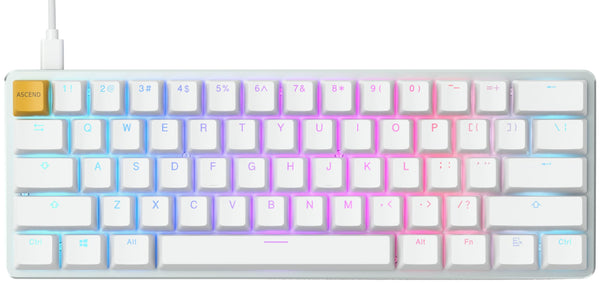 Glorious Gaming GMMK Compact 60%, Barebones (Frame Only) - Mechanical Gaming Keyboard, Per Key RGB, Hotswap & Customisable, International/ISO Layout - Black