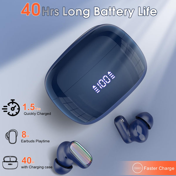 AI Language Translation Earbuds, 3-in-1 Bluetooth 5.4 Translator Headphones with 164 Real Time Languages, 40H Ear Buds with Mic and AI APP, 7 Translation Modes Ideal for Business Learning, Black