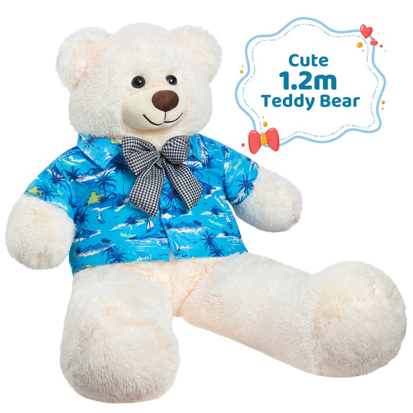 HollyHOME 150cm Giant Teddy Bear Stuffed Animal Large Soft Toys Plush Bear, Light Brown Age 3+