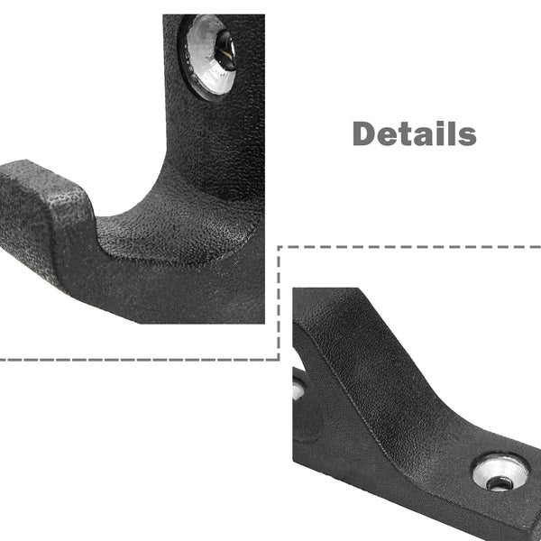 Aoneky Wall Mounted Barbells Rack Holder - Horizontal Steel Barbells Hanger Storage Equipment for Home Gym Fitness Exercise