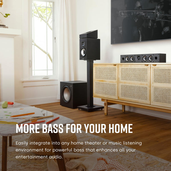 Polk Audio Polk Monitor MXT60 Compact Tower Speaker, HiFi and Home Cinema Speaker, Hi-Res Certified, Dolby Atmos and DTS:X Compatible (1 piece)